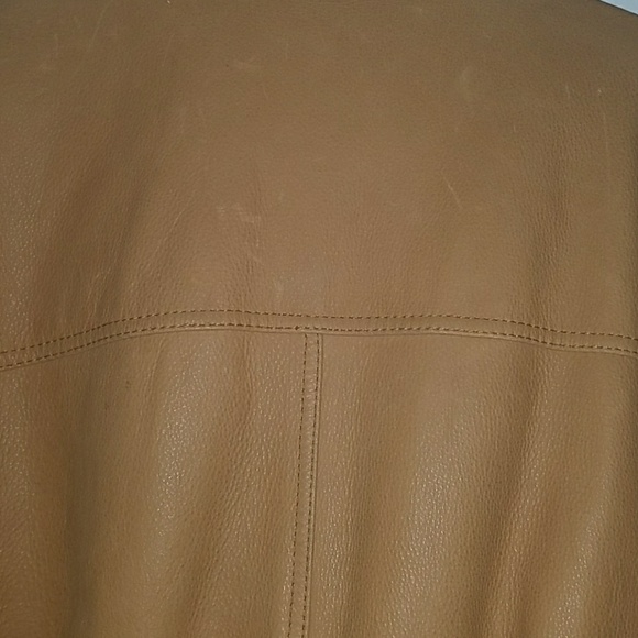 Timberland camel colored leather jacket- XXL - Picture 6 of 6